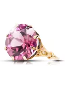 Original Vintage 14K Rose Gold Amethyst Ring Vintage style vrc073r